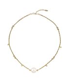 Collier Peace & Love Bonzey blanc