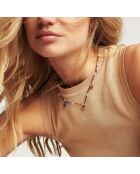 Collier fin Yoyo multicolore
