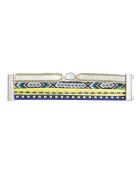 Bracelet manchette Bahamas bleu