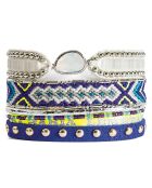 Bracelet manchette Bahamas bleu