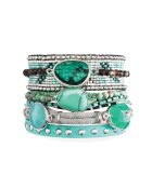 Bracelet manchette Atlantis turquoise