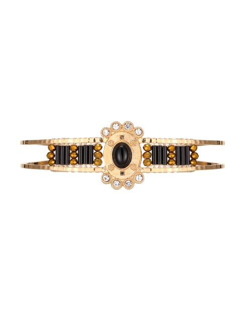 Bracelet jonc Brilliant noir