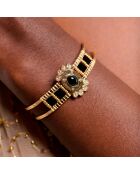 Bracelet jonc Brilliant noir