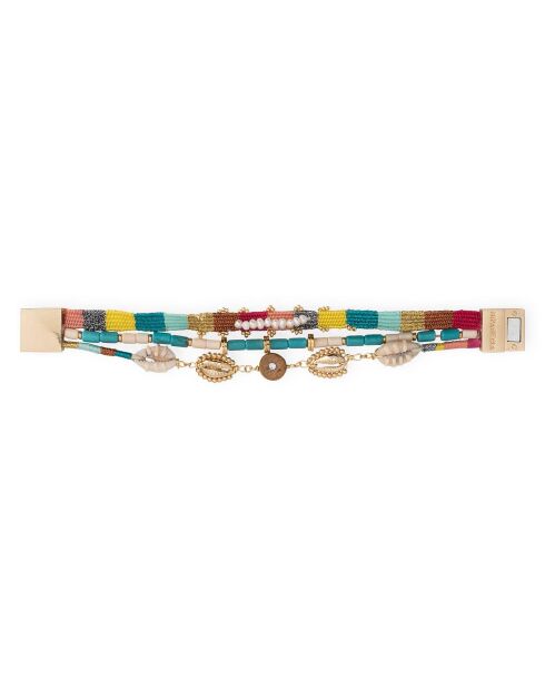 Bracelet manchette Robinson multicolore