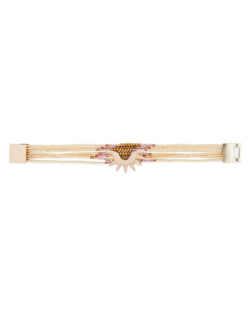Bracelet manchette Marlow doré