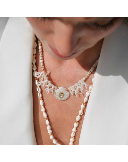 Collier Dorie blanc