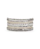 Bracelet manchette Santafe argenté