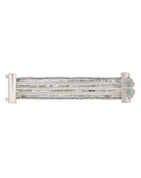 Bracelet manchette Santafe argenté