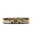 Bracelet manchette Destiny noir