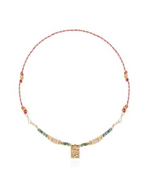 Collier Chamane vert
