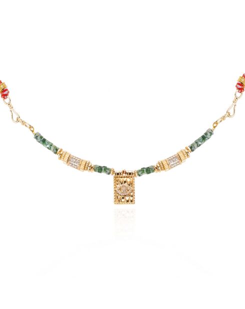 Collier Chamane vert