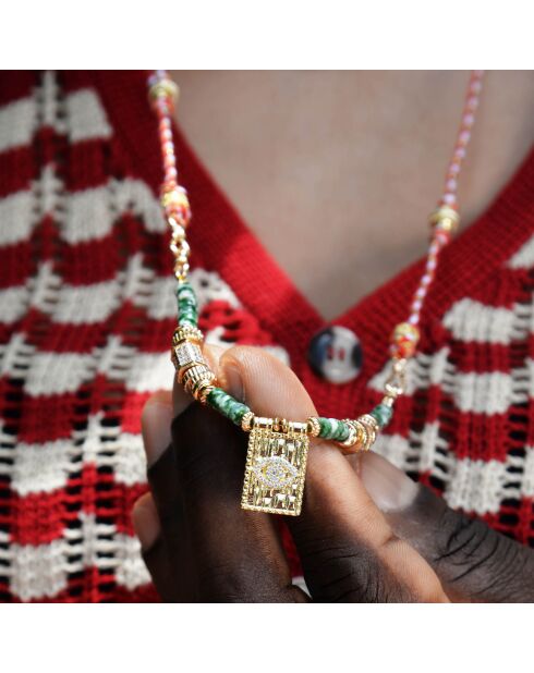 Collier Chamane vert