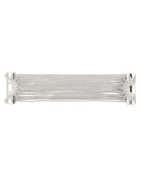 Bracelet manchette Forever argenté
