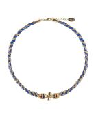 Collier chaîne Malena bleu