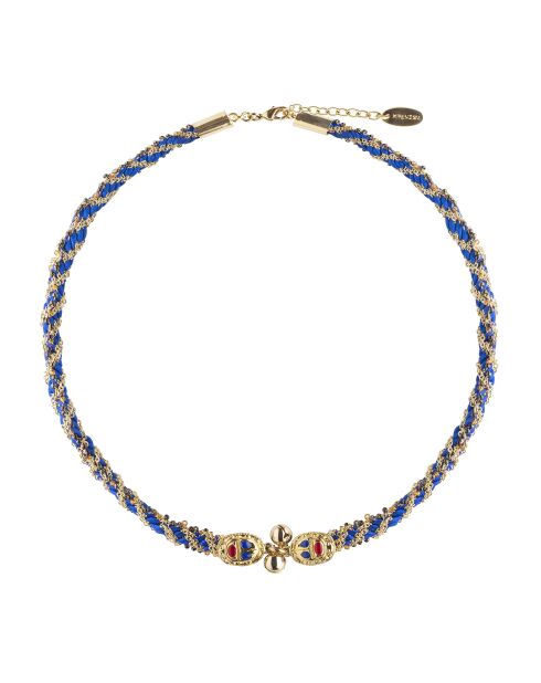 Collier chaîne Malena bleu