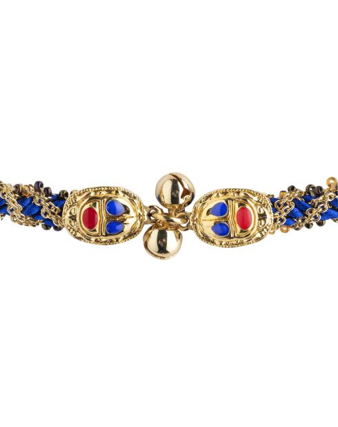 Collier chaîne Malena bleu