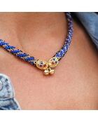 Collier chaîne Malena bleu