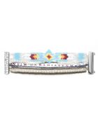 Bracelet manchette Maldives turquoise