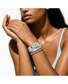 Bracelet manchette Maldives turquoise