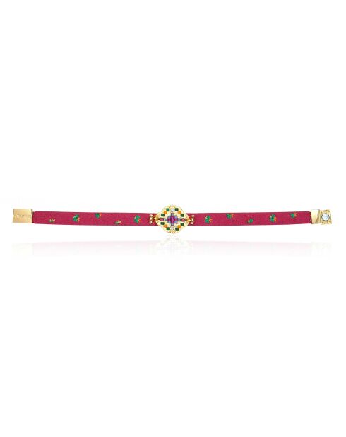 Bracelet aimanté Eclectik rose