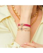 Bracelet aimanté Eclectik rose