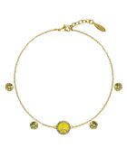 Bracelet peace & love Joyful jaune