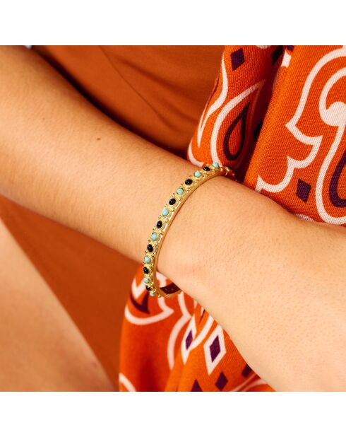 Bracelet jonc Ispa noir