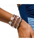 Bracelet manchette Ondee argenté