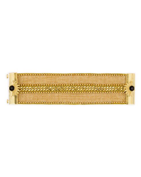 Bracelet manchette Galate doré