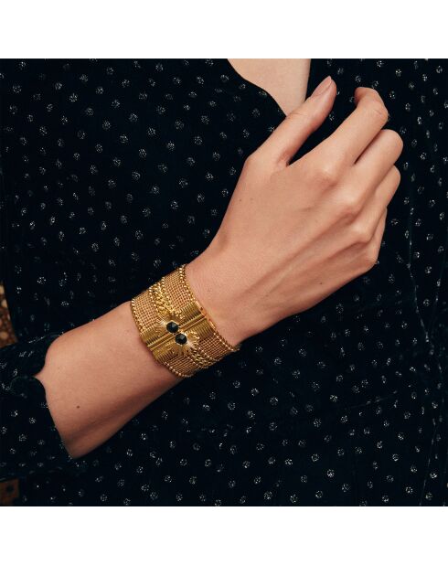 Bracelet manchette Galate doré
