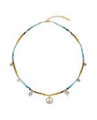 Collier peace & love Dreamer turquoise