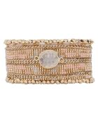 Bracelet manchette Eternity blanc