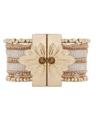 Bracelet manchette Eternity blanc
