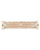 Bracelet manchette Eternity blanc