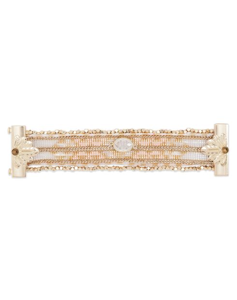 Bracelet manchette Eternity blanc
