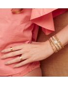 Bracelet manchette Eternity blanc