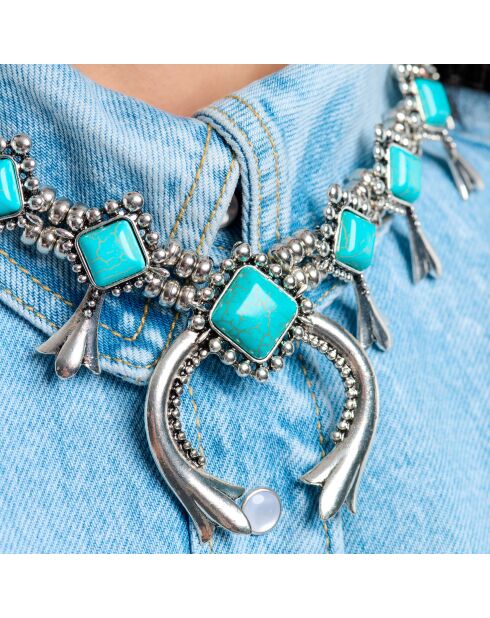 Collier Bugsy argenté