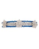 Bracelet manchette Gabyblue argenté
