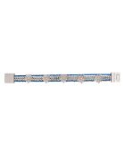 Bracelet manchette Gabyblue argenté