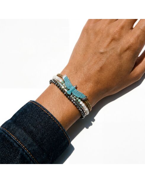 Bracelet manchette Miniblue turquoise