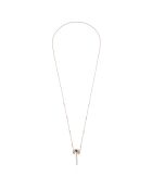 Collier sautoir chaîne avec pendentif lune Veyla noir