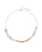 Collier perles Komodo blanc
