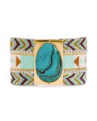 Bracelet manchette Antonella turquoise