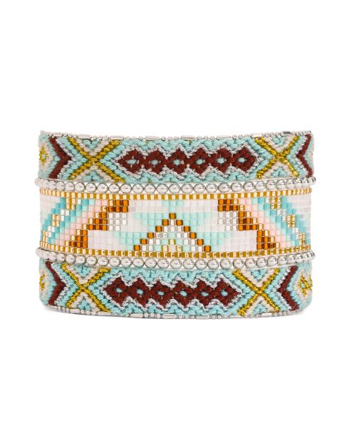 Bracelet manchette Antonella turquoise