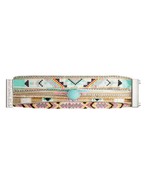 Bracelet manchette Cardamine multicolore