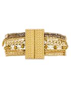 Bracelet manchette Salambo doré