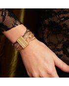 Bracelet manchette Salambo doré