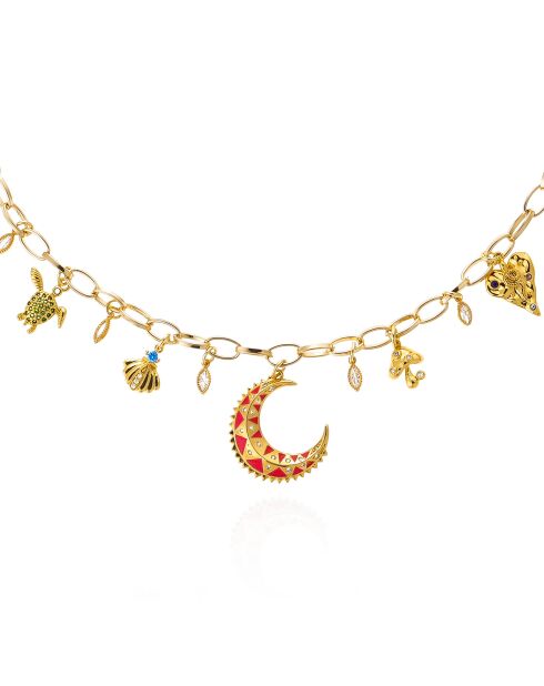 Collier Chupito rouge