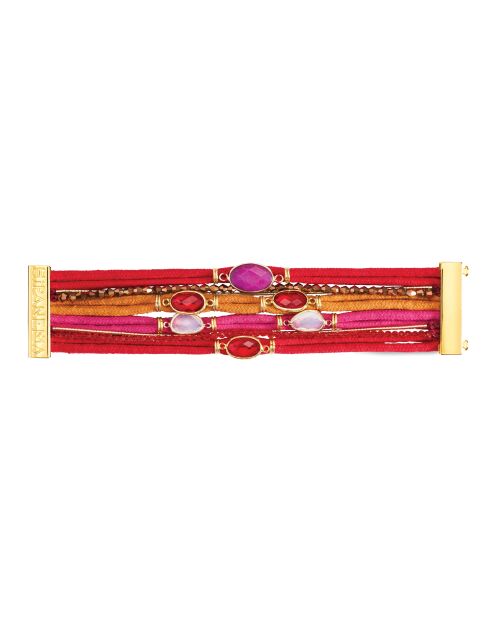 Bracelet manchette Spicy rose
