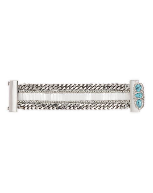 Bracelet manchette Holly argenté